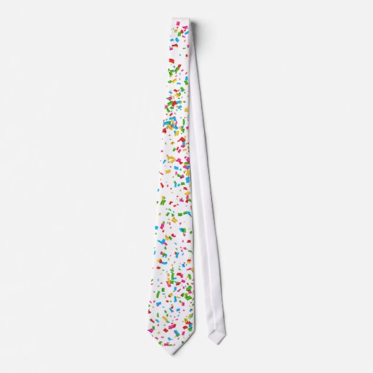 カラフル紙吹雪 ネクタイ (正面)