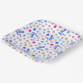 カラフル紙吹雪 ペーパープレート (傾斜あり)