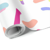 カラフル紙吹雪 ラッピングペーパー (ロールコーナー)