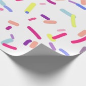 カラフル紙吹雪 ラッピングペーパー (角)