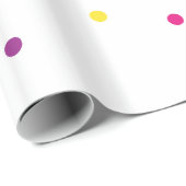 カラフル紙吹雪 ラッピングペーパー (ロールコーナー)