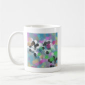 カラフル紙吹雪《写真》ぼけ味ドット コーヒーマグカップ (左)