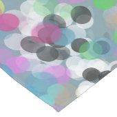 カラフル紙吹雪《写真》ぼけ味ドット ショートテーブルランナー (コーナー)