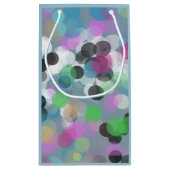 カラフル紙吹雪《写真》ぼけ味ドット スモールペーパーバッグ (裏面)