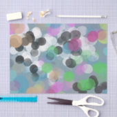 カラフル紙吹雪《写真》ぼけ味ドット 薄葉紙 (クラフト)