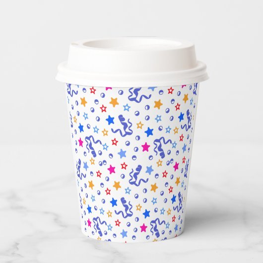 カラフル紙吹雪 紙コップ (裏面)