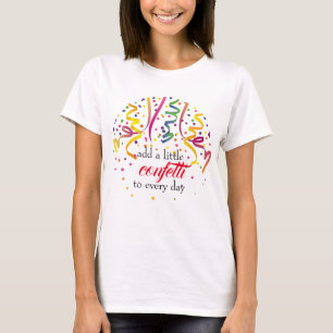 カラフル紙吹雪Tシャツ Tシャツ