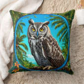 カラフル素晴らし鳥 クッション (ブランケット)