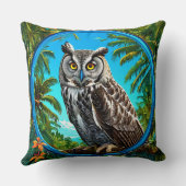 カラフル素晴らし鳥 クッション (裏面)