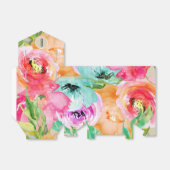 カラフル素朴モダンフローラ フェイバーボックス (折り畳みなし)