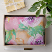 カラフル素朴モダンフローラ 薄葉紙 (ギフト)