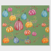 カラフル素朴押し潰し紙 ラッピングペーパー (フラット)