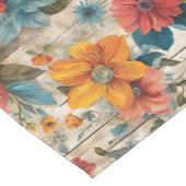 カラフル素朴花 ショートテーブルランナー (コーナー)