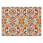 カラフル素朴花 テーブルクロス (正面(横))