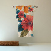 カラフル素朴花 バスタオルセット