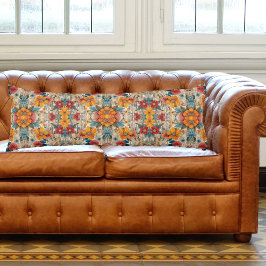 カラフル素朴花 ボディピロー