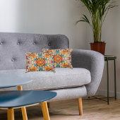 カラフル素朴花Lumbar アクセントクッション