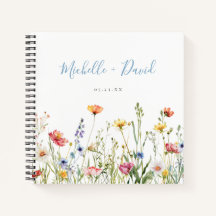 カラフル素朴Wildflower結婚's Guest Book