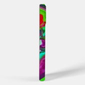 カラフル紫色のネオングリーンのシッククール大理石 Case-Mate iPhoneケース (裏面 / 右)