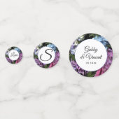 カラフル紫陽花結婚の コンフェッティ (正面)