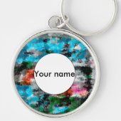 カラフル組織 キーホルダー (正面)