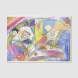 カラフル組織 薄葉紙