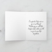 カラフル結婚ケーキおめでとう カード (内部)