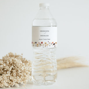 カラフル結婚フローラ ペットボトルラベル