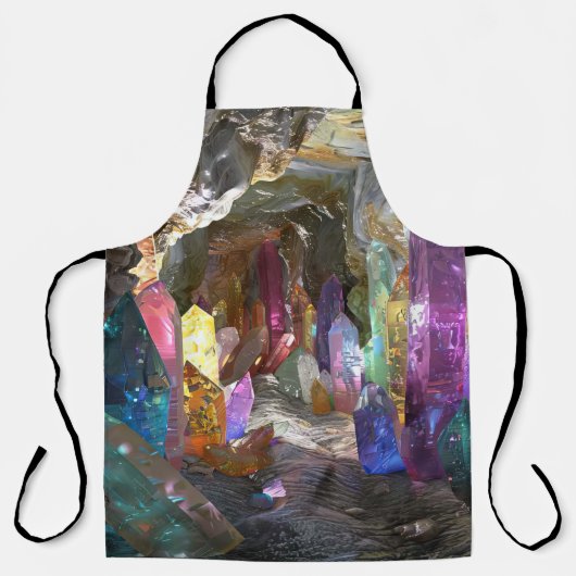 カラフル結晶 エプロン (正面)