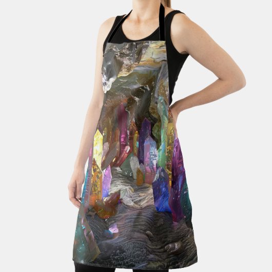 カラフル結晶 エプロン (インサイチュ)