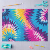 カラフル絞り染めアートティッシュペーパー 薄葉紙 (クラフト)