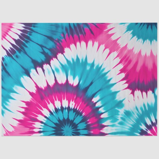 カラフル絞り染めアートティッシュペーパー 薄葉紙 (正面)