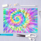 カラフル絞り染めパターンティッシュペーパー 薄葉紙 (クラフト)