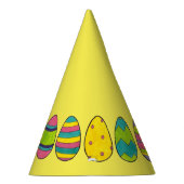 カラフル絵を描イースター卵狩りハッピーイースター パーティーハット (右)