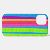 カラフル絵を描ストライプ#2 Case-Mate iPhoneケース (裏面 (横))