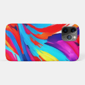 カラフル絵を描ストローク Case-Mate iPhoneケース (裏面(横))