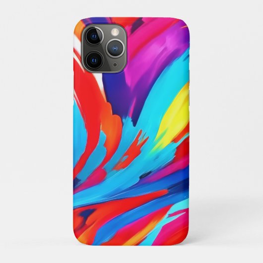 カラフル絵を描ストローク Case-Mate iPhoneケース (裏)