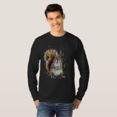 カラフル絵を描スプラッシュリス Tシャツ (正面フル)