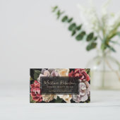 カラフル絵を描フローラ 名刺 (スタンド正面)