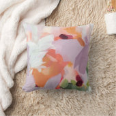 カラフル絵を描ユニーク抽象芸術オリジナル クッション (ブランケット)