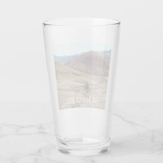 カラフル絵を描丘の写真 タンブラーグラス (裏面)