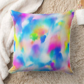 カラフル絵を描型枕 クッション (ブランケット)