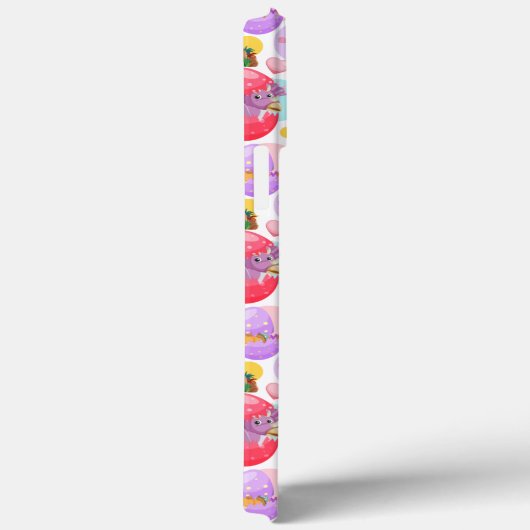 カラフル絵を描恐竜模様 Case-Mate iPhoneケース (裏面 / 右)