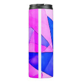 カラフル絵を描抽象芸術 タンブラー (裏面)