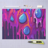 カラフル絵を描抽象芸術・ドライブ(11) 薄葉紙 (クラフト)