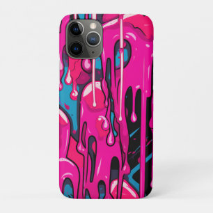 カラフル絵を描抽象芸術・ドライブ(15) iPhone 11 PROケース