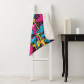 カラフル絵を描抽象芸術・ドライブ(1) シェルパブランケット (インサイチュ)