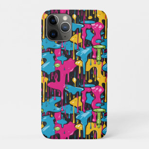 カラフル絵を描抽象芸術・ドライブ(1) iPhone 11 PROケース