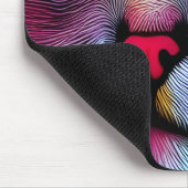 カラフル絵を描抽象芸術 マウスパッド (コーナー)