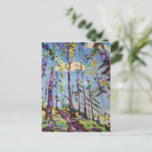 カラフル絵を描林 ポストカード (スタンド正面)